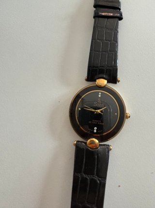 Reloj Salvi (Salvador Vilanova) Negro y Dorado