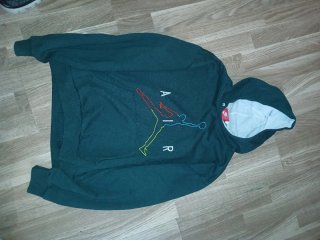 Felpa Nike con cappuccio verde