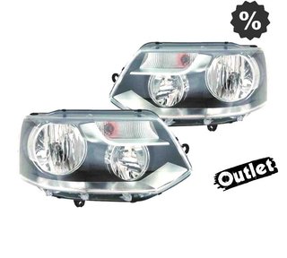 EV FAROS PARA VOLKSWAGEN VW TRANSPORTER T5 10- NEGRO R017340
