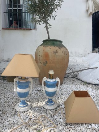 2 Lampade Vintage Manises