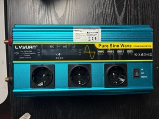 Inversor de Corriente LVYUAN Pure Sine Wave