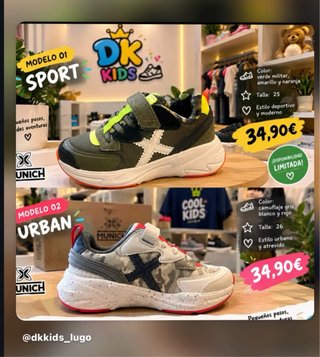 Sneakers Munich per bambini