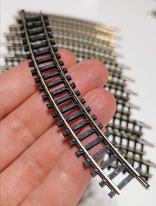 MINITRIX vías maqueta tren eléctrico escala N /HOe