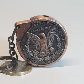 Mechero Encendedor Vintage Moneda EEUU