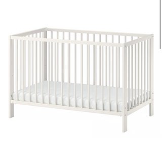 Cuna de madera blanca ikea