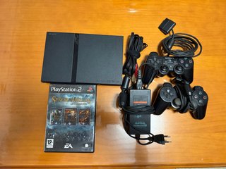 Consola PlayStation 2 (PS2) Slim Negra