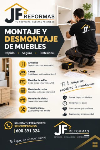 Montaje y Desmontaje de Muebles Profesional