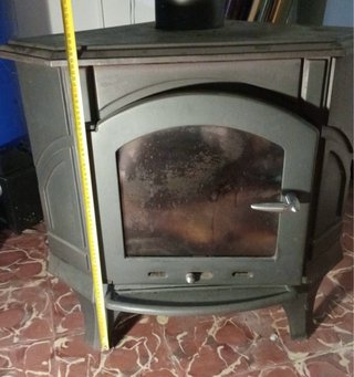Estufa de leña hierro fundido