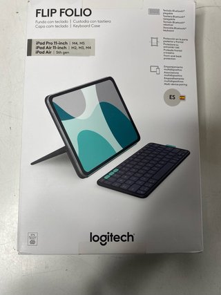 : Funda con Teclado Logitech Flip Folio iPad 11