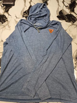 Sudadera con Capucha Azul