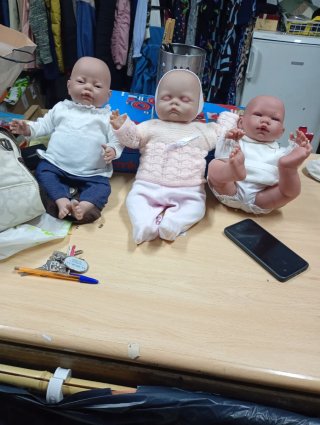Set de 3 Muñecos Bebé