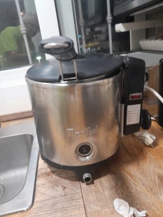 Freidora Moulinex de Acero MOVILFRIT