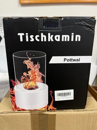 Chimenea de mesa portátil