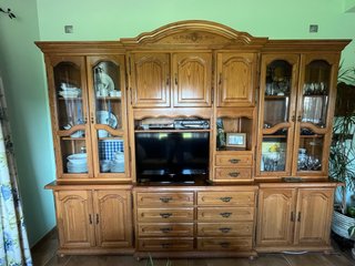 Mueble de Salón en Madera de Castaño