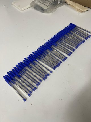 50 bolígrafos CARIOCA Sfera azules 1,0 mm