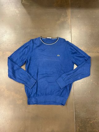 Pullover girocollo Lacoste blu
