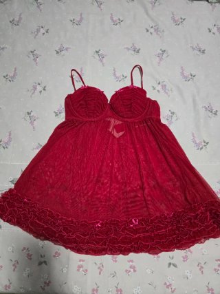 Babydoll rosso