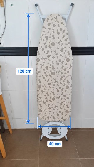 Tabla de planchar grande 120x40 cm
