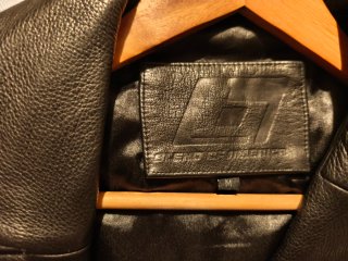 Chaqueta Larga de Cuero Negra Blend M