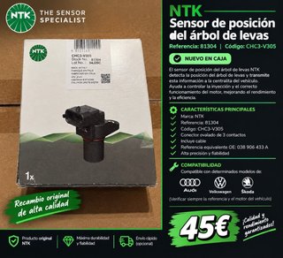 Sensor de posición árbol de levas NTK 81304