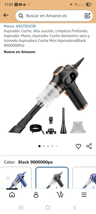 Aspirador de Mano para Coche