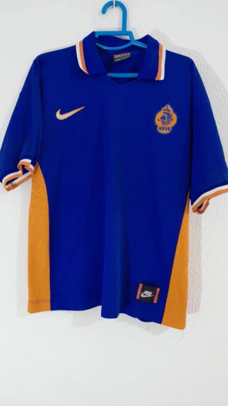Camiseta Nike KNVB Azul y Naranja
