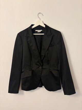 Blazer Negro Zara Basic