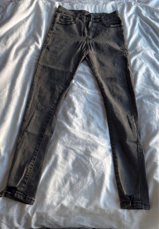 Pantaloni Jeans Grigi per Bambini