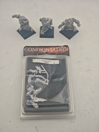 Rackham Confrontation Rapace Orco + 3 Miniature