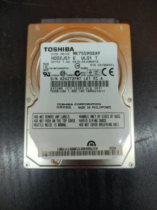 Disco Duro Toshiba 750GB