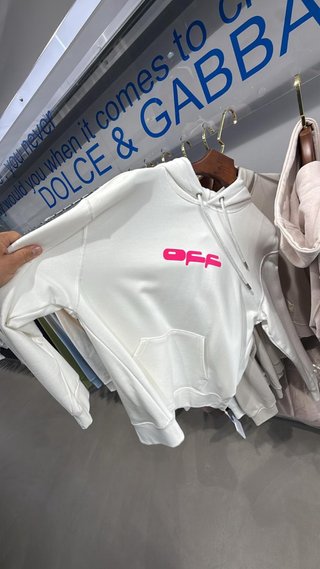 Felpa Off-White Bianca
