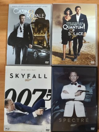 4 Películas James Bond 007 (DVD)