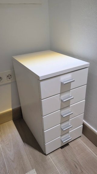 Cajonera Blanca de 5 Cajones