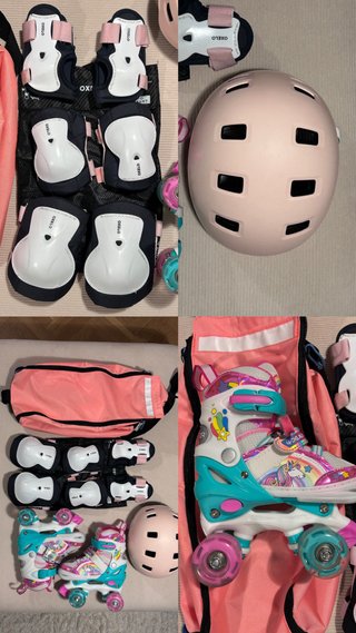 Set Pattini e Protezioni Oxelo