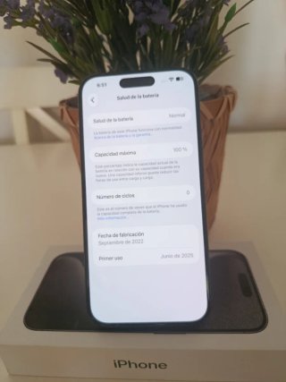 iPhone 15 Pro 256GB 100%de salud