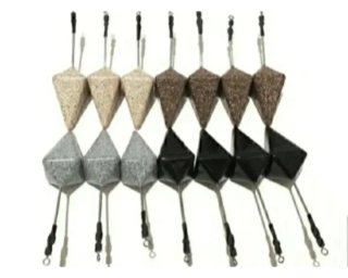 14 Plomos de Pesca surfcasting, grapas, Urfes