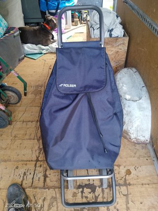 Carrito de la compra Rolser Thermo azul