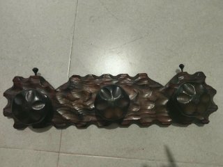 Perchero de Pared de Madera