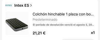 Colchón Hinchable Intex 1 Plaza