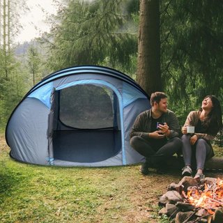 Tienda Campaña Pop Up Impermeable 2-3 Persona Azul
