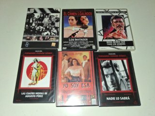 Lote de 6 Películas en DVD