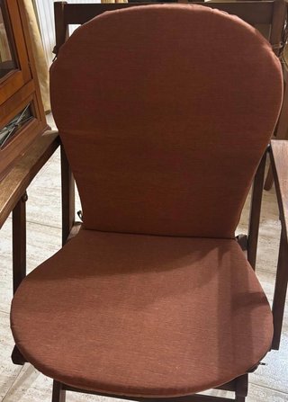 Cojín para silla color marrón