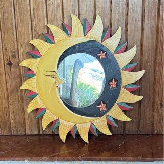 Specchio da Parete Sole e Luna