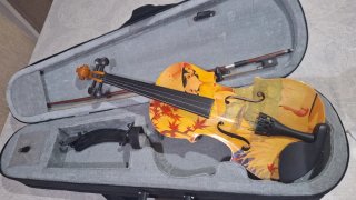 Violín Infantil con Estampado Decorativo