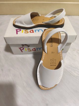 Sandalias Menorquinas Blancas Pisamonas