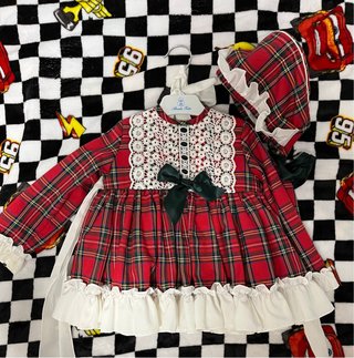 Vestido de Navidad para Niña con Capota