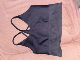 Top sportivo nero