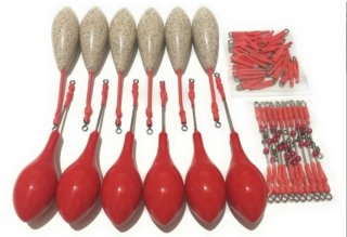 12 Plomos de Pesca surfcasting, grapas, Urfes.
