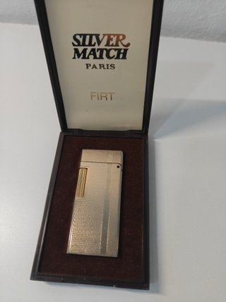 Mechero Vintage Silver Match Paris