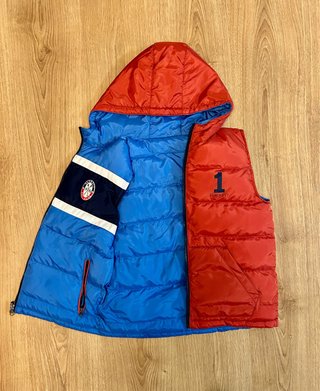 Chaleco reversible de Hackett con capucha